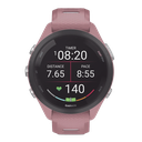 Forerunner® 265S, Bisel negro con carcasa en rosa y correa