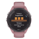 Forerunner® 265S, Bisel negro con carcasa en rosa y correa