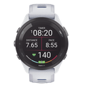 Forerunner® 265, Bisel negro con carcasa en blanco y correa