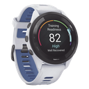 Forerunner® 265, Bisel negro con carcasa en blanco y correa