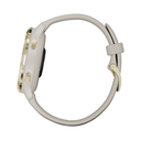 Reloj Garmin Venu 2S color beige en bisel de acero