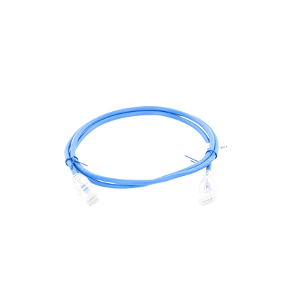 Cable de Parcheo Slim UTP Cat6A - 1 m Azul, Diámetro