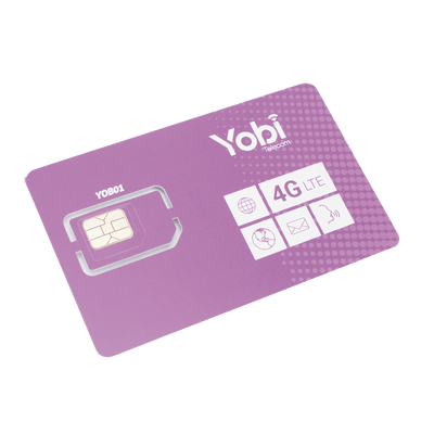 SIM Yobi para dispositivos móviles 3G/4G, 1GB Mensual por 1