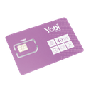 SIM Yobi para dispositivos móviles 3G/4G, 1GB Mensual por 1