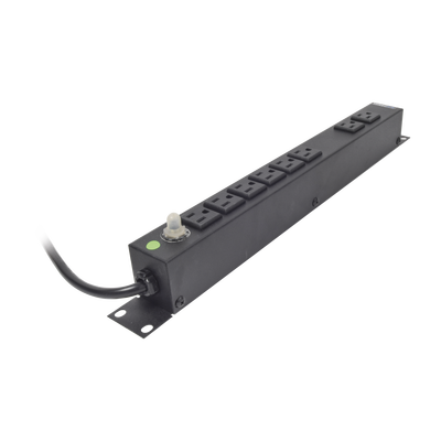 Tomacorriente Horizontal (PDU) de 8 Contactos (NEMA 5-15R)