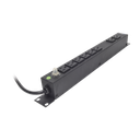 Tomacorriente Horizontal (PDU) de 8 Contactos (NEMA 5-15R)