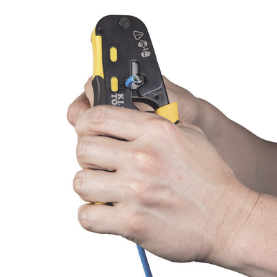 Ponchadora/Pelacables/Cortacables con Matraca para