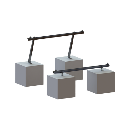 Montaje para Panel Solar, Riel "8" de 1400mm para Módulos