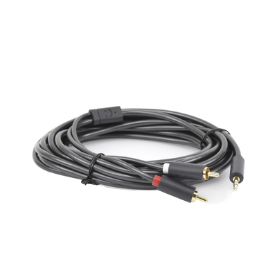 Cable Adaptador de 3.5mm Macho a 2 RCA Macho / 5 Metros /