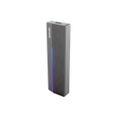 Carcasa para SSD M.2 y SATA (Enclosure) / Conector USB-C /