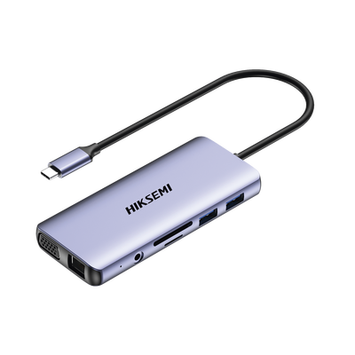 Hub (Adaptador) USB - C / 11 en 1 / 1 Salida HDMI (4K) / 2