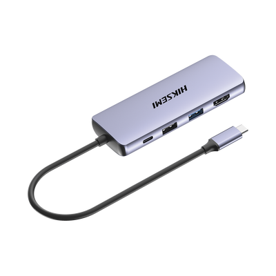 Hub (Adaptador) USB - C / 8 en 1 / 1 Salida HDMI (4K) / 1