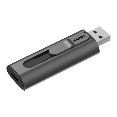 Memoria USB Dual impulsado por SSD Core / 256 GB / USB-C y