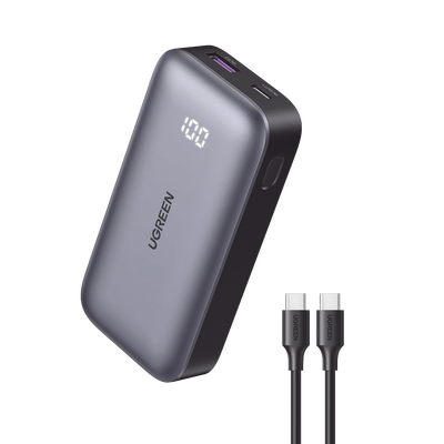 Mini Power Bank 30W  | 10 000 mAh |  2 Puertos PD3.0, USB