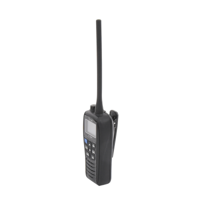Radio portátil marino color negro, 5 W de potencia RF, 0.5