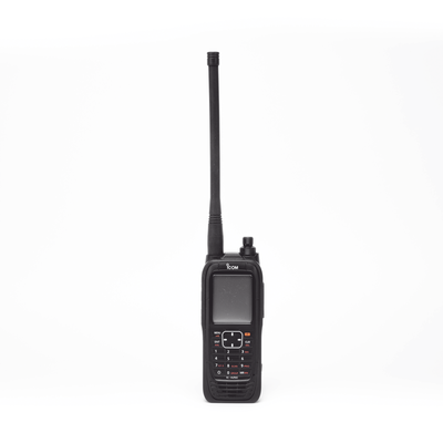 Radio portátil aéreo VHF con display de 2.3 pulgadas y