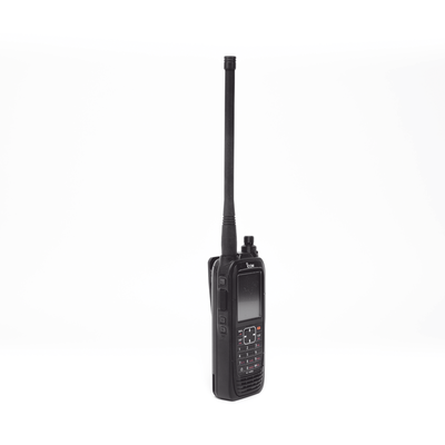 Radio portátil aéreo VHF con display de 2.3 pulgadas y
