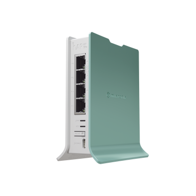(hAP ax lite) Router WiFi 2.4 Gen6 802.11b/g/n/ax 160mW de