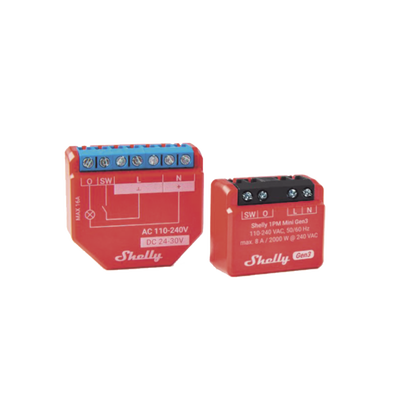 Mini Interruptor inteligente con Wi-Fi, medición de