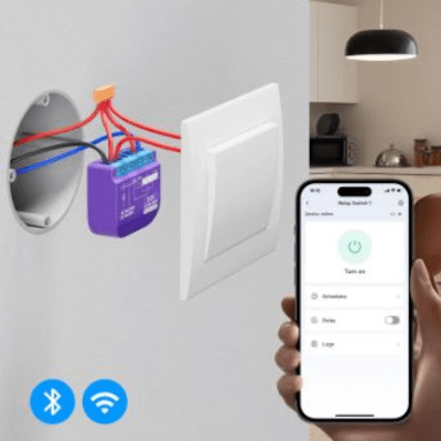 Switch Relevador Inteligente conectividad inalambrica Wifi y