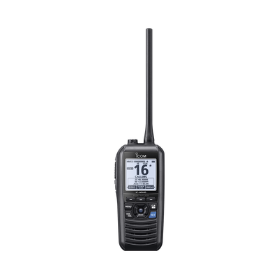 Radio portátil marino flotante con receptor AIS y GPS