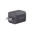 Cargador rápido GaN 1A1C de 20 W y 2 puertos