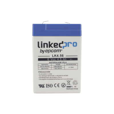 Batería 6 V / 4.5 Ah / UL / Tecnología AGM / Vida útil