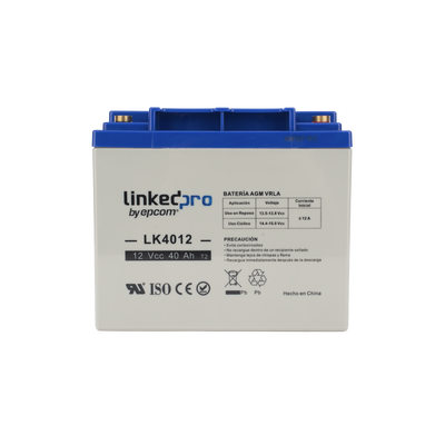Batería 12 V / 40 Ah / UL / Tecnología AGM / Para uso en