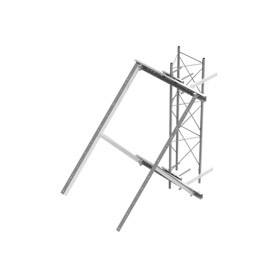 Montaje para Panel Solar de Poste o Torre Galvanizado