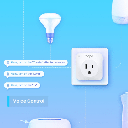 Mini tomacorriente inteligente Wi-Fi, 100 - 120V~, 50/60Hz,