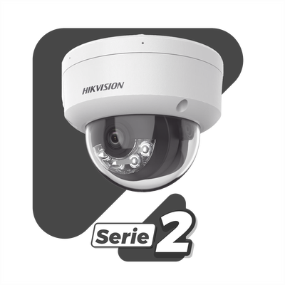[Dual Light + 2 Micrófonos Integrados] Domo IP 4 Megapixel