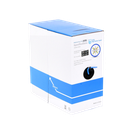 Bobina de cable de 305 metros Cat6, CM, 24 AWG, Alto