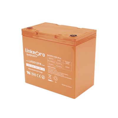 Batería 12 V / 55 Ah / UL / Tecnología AGM-VRLA / Vida