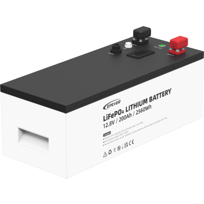 Batería de litio LiFeO4 12.8Vcc, 200Ah, 2.56Kwh, Pantalla