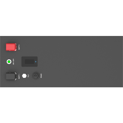 Batería de litio LiFeO4 12.8Vcc, 200Ah, 2.56Kwh, Pantalla