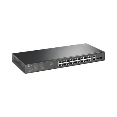 Switch PoE Administrable 24 puertos 10/100/1000 Mbps / 2