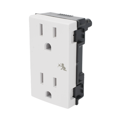 Módulo Dúplex de Contactos Eléctricos 10A 127V Color