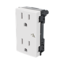 Módulo Dúplex de Contactos Eléctricos 10A 127V Color
