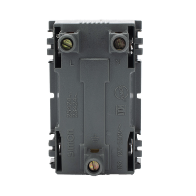 Módulo Dúplex de Contactos Eléctricos 10A 127V Color