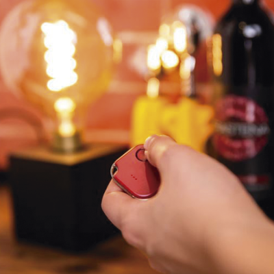 Botón Bluetooth Inalámbrico color Rojo, programe escenas