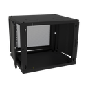 Gabinete de Pared Fijo, Puerta Perforada, con Rack de 19in,