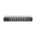 Switch Administrable 8 Puertos PoE+ 802.3af/at Gigabit,