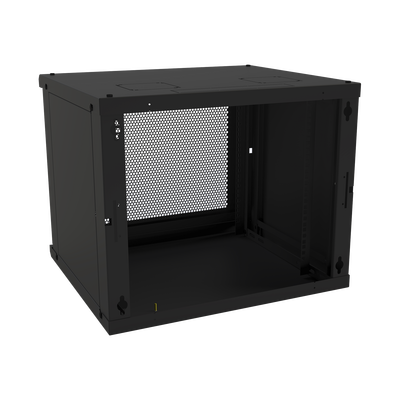 Gabinete de Pared Fijo, Puerta Perforada, con Rack de 19in,