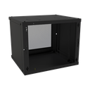 Gabinete de Pared Fijo, Puerta Perforada, con Rack de 19in,