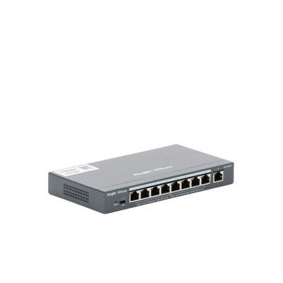 Switch Administrable 8 Puertos PoE+ 802.3af/at Gigabit,
