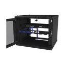 Gabinete de Pared Fijo, Puerta Perforada, con Rack de 19in,