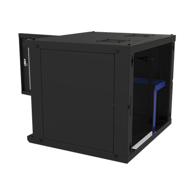 Gabinete de Pared Fijo, Puerta Perforada, con Rack de 19in,