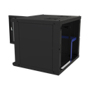 Gabinete de Pared Fijo, Puerta Perforada, con Rack de 19in,