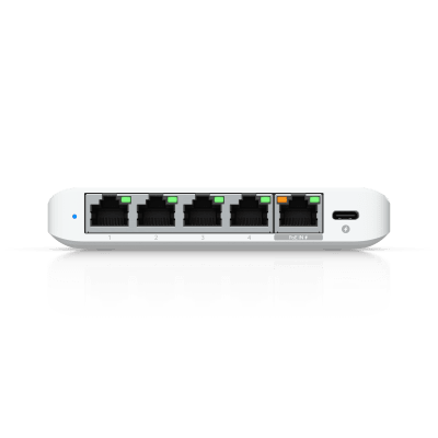 USW Flex Mini 2.5G Switch de 5 puertos 2.5G, Compacto, para