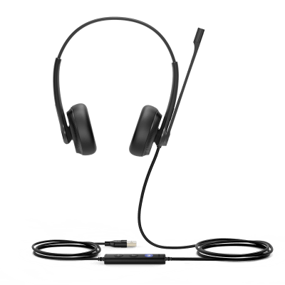 Diadema Alámbrica UH34 Dual de Yealink USB Compatible con